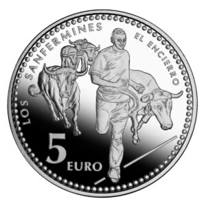 Moneda Plata 13.5 gramos Capitales Españolas PAMPLONA