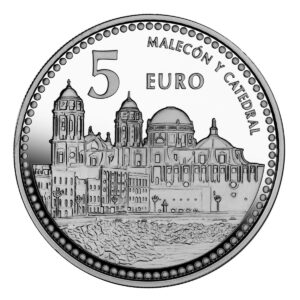 Moneda Plata 13.5 gramos Capitales Españolas CADIZ