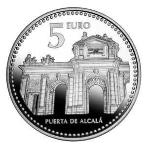 Moneda Plata 13.5 gramos Capitales Españolas MADRID