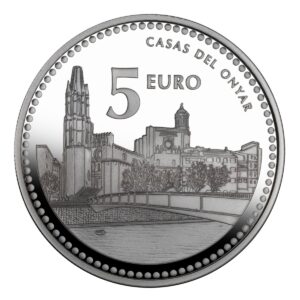 Moneda Plata 13.5 gramos Capitales Españolas GIRONA