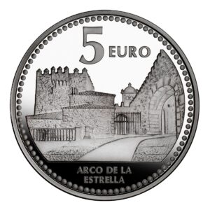 Moneda Plata 13.5 gramos Capitales Españolas CACERES