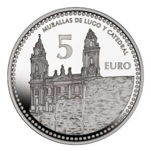 Moneda Plata 13.5 gramos Capitales Españolas LUGO