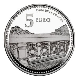 Moneda Plata 13.5 gramos Capitales Españolas DONOSTIA - SAN SEBASTIAN