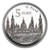 Moneda Plata 13.5 gramos Capitales Españolas ZARAGOZA