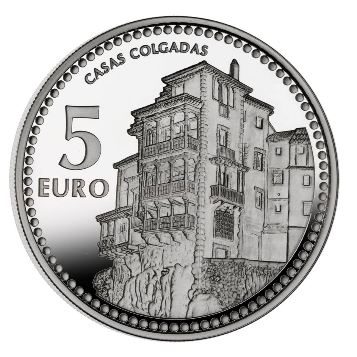 Moneda Plata 13.5 gramos Capitales Españolas CUENCA