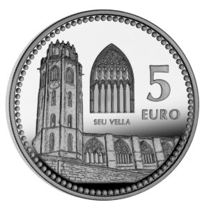 Moneda Plata 13.5 gramos Capitales Españolas LLEIDA