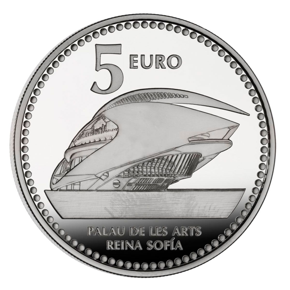 Moneda Plata 13.5 gramos Capitales Españolas VALENCIA