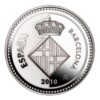 Moneda Plata 13.5 gramos Capitales Españolas BARCELONA