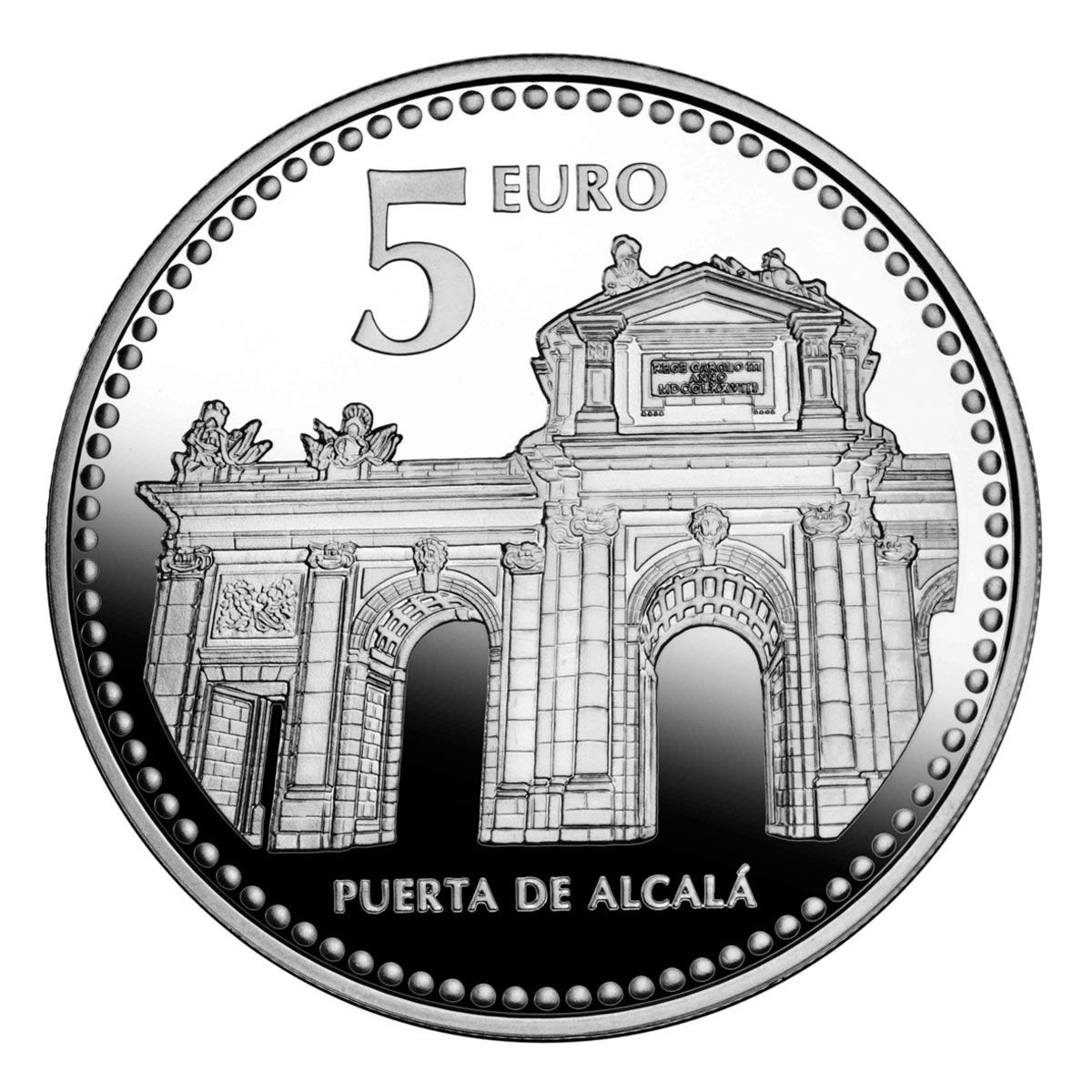 Moneda Plata 13.5 gramos Capitales Españolas MADRID