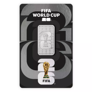 Lingote de Plata 1 Onza 9999 BLISTER Marca SEMPSA FIFA COPA DEL MUNDO 2026
