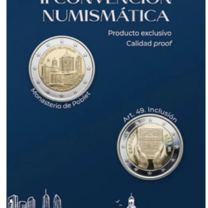 Monedas 2 EUROS CURSO LEGAL II Convención Numismática Madrid 2026