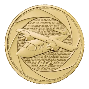 Moneda de oro 31,10 gr 100 Pounds 2025 Reino Unido LEI 9999 "Avioneta 007"