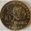 Moneda de oro 19,50 gr 10 Francos "Princesse Grace" 1982 Mónaco LEI 920 NCV PF64 (Nº 100-064) - Imagen 3