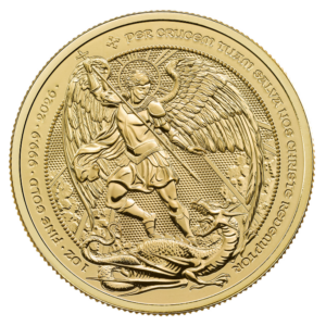 Moneda de oro 31,10 gr 100 Pounds 2026 Reino Unido LEI 9999 "El ANGEL"