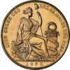 Moneda de Oro 46,81 gr 100 Soles Perú 1962 LEY 900 NGC MS64 "Libertad" (Nº 100-075) - Imagen 3