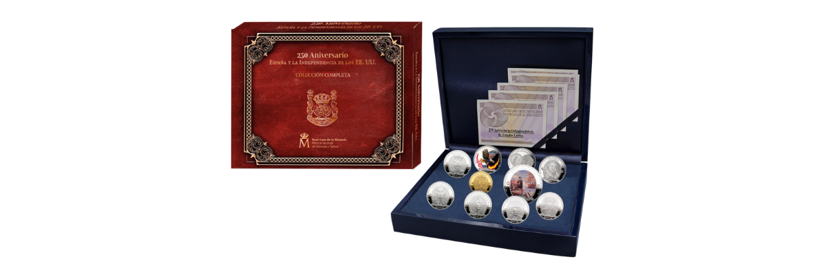 colección de monedas de oro y plata