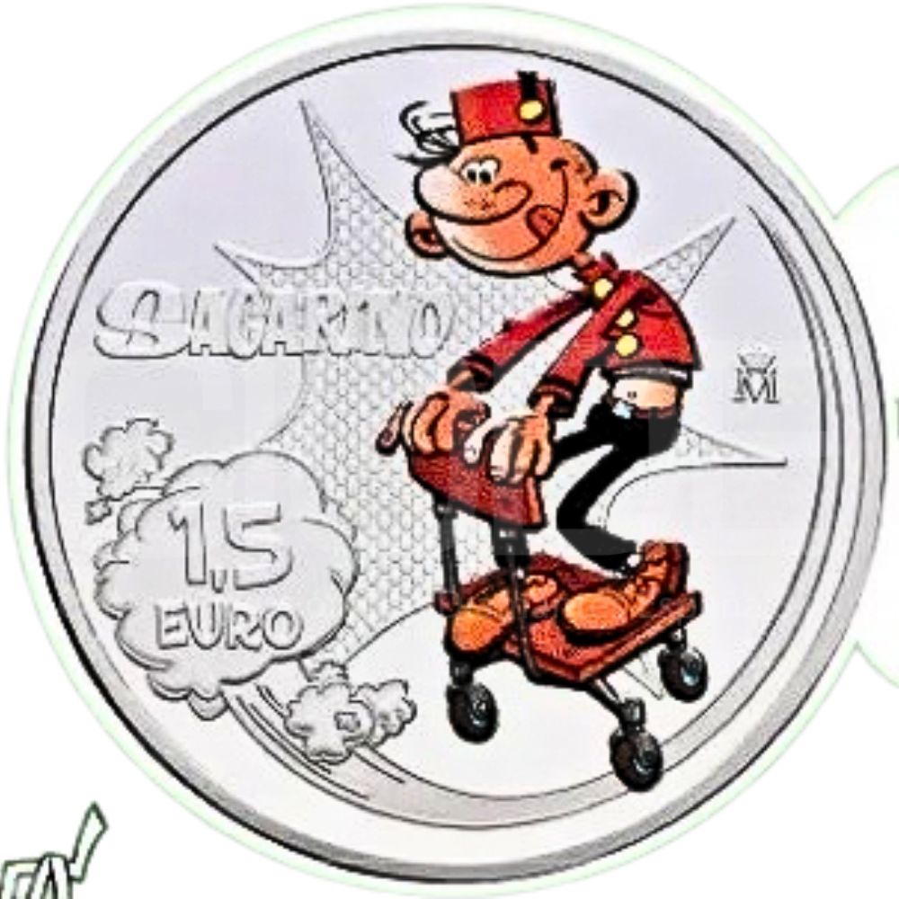 Colección de monedas 1,5 Euros 2026 España LEI 925 FNMT "Francisco Ibáñez: Mortadelo, Filemón y personajes" - Imagen 9