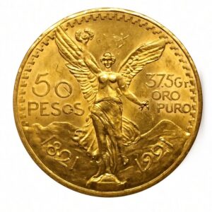 Moneda de Oro de 50 Pesos de México de 37,5 Grs. AÑO 1921