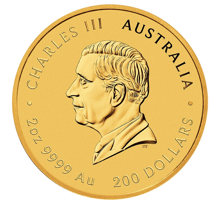Moneda de oro 62,2gr 200 Dólares 2027 Australia LEI 999 "Año de la CABRA"